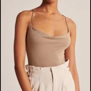 Abercrombie and fitch cowl neck bodysuit